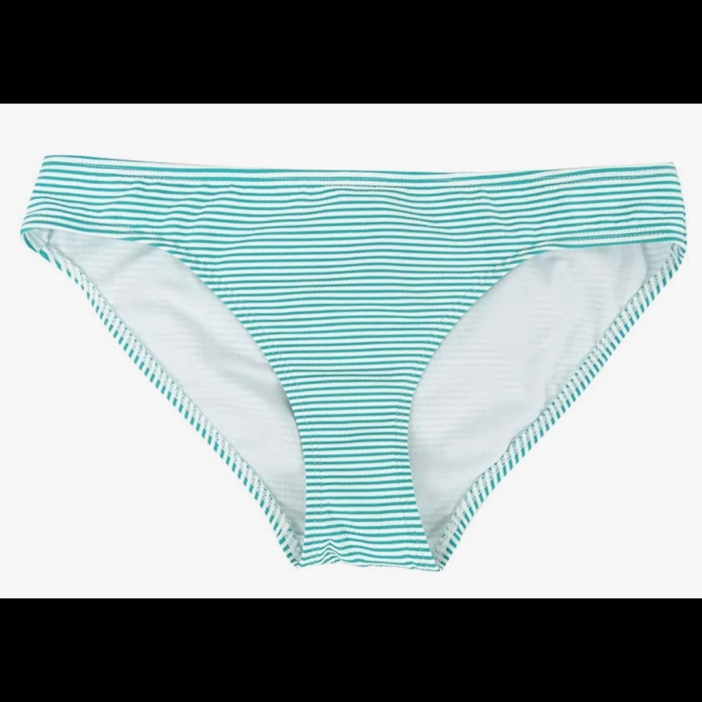 Seersucker Stripe Hipster Bottoms Aquamarine, M